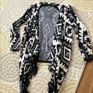 Audrey Aztec wrap sweater